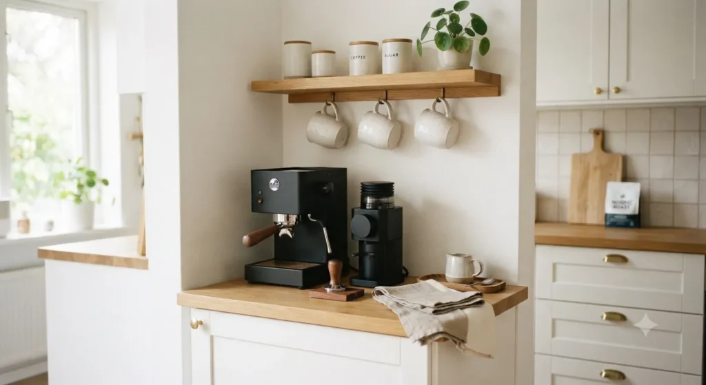 Scandinavian Inspired Coffee Station