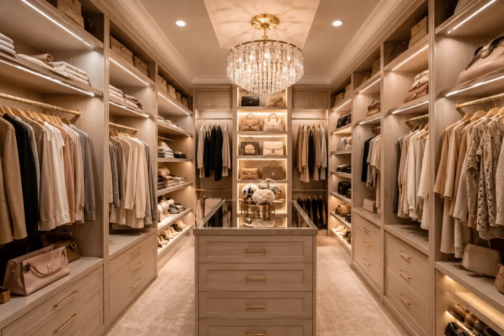 Walk In Closet Chandelier