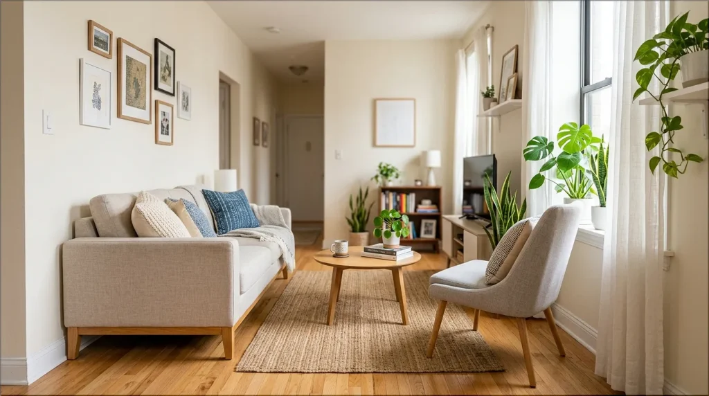  furnish a small apartment living room