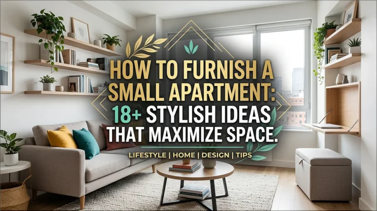 How to Furnish a Small Apartment