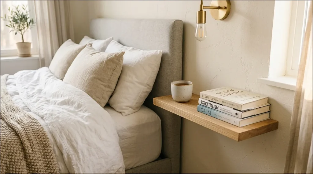 Stylish Bedroom in Limited Square Footage