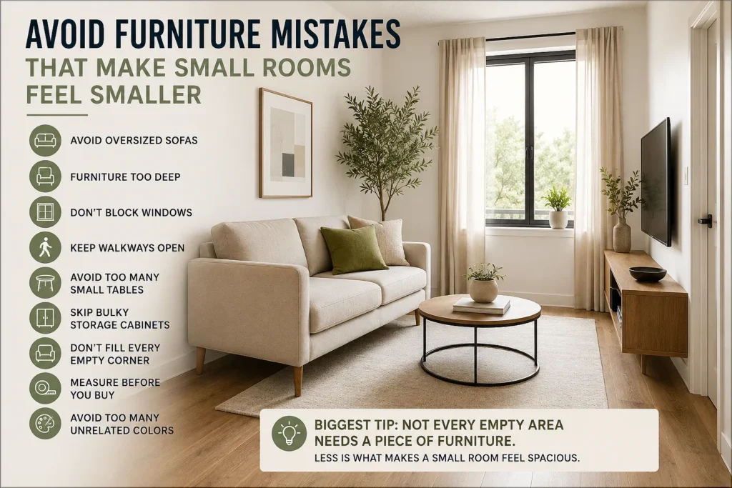 how to furnish small apartment tips