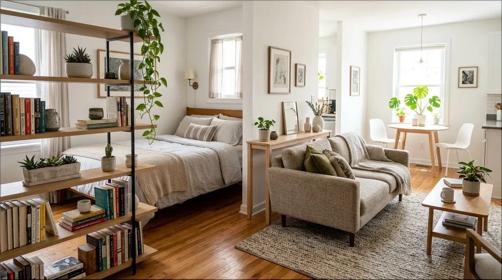  furnish small studio apartment spaces