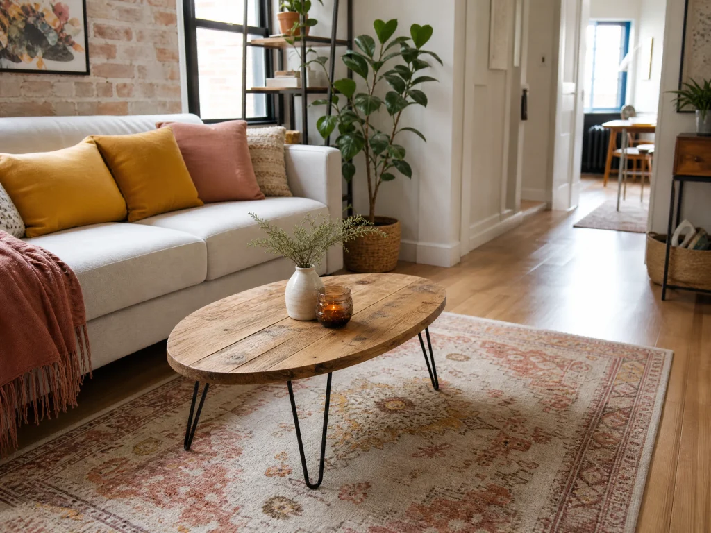 Hairpin-Leg Coffee Table