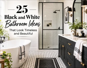 Black and White Bathroom Ideas