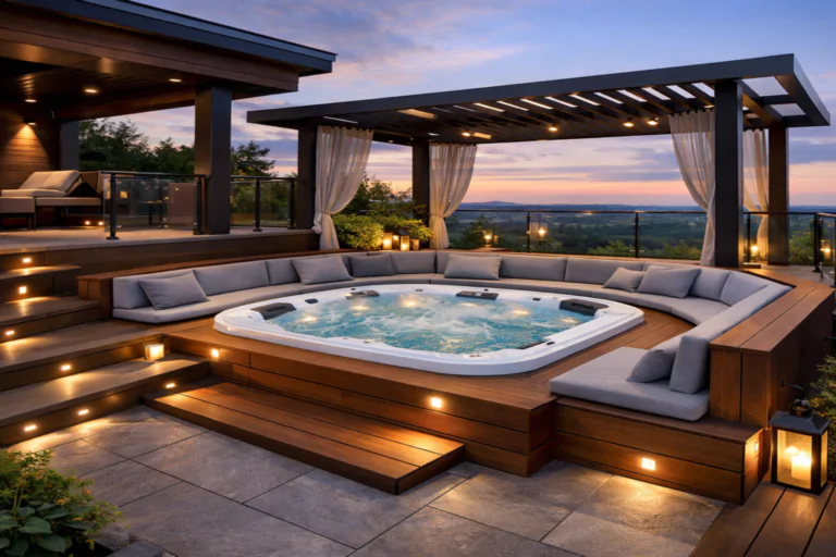 Jacuzzi Outdoor Ideas for Small Backyards, Patios & Decks (Budget to Luxury)