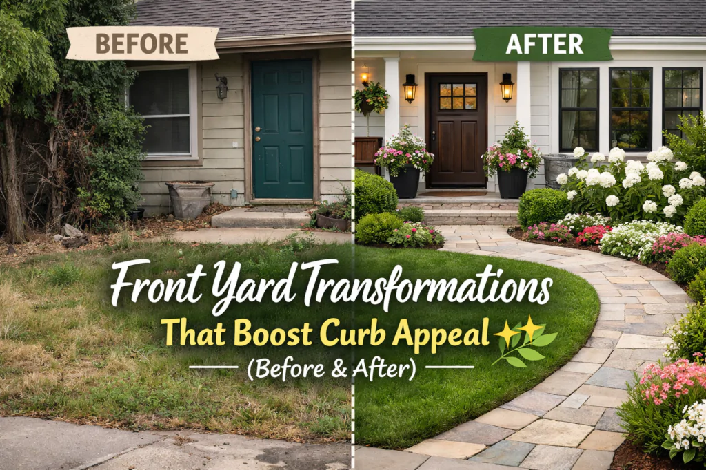 Front Yard Transformations That Boost Curb Appeal