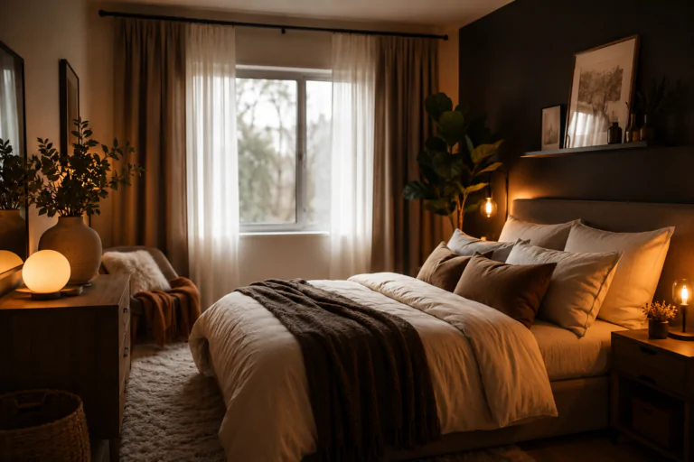 How to Create a Cozy Moody Bedroom Without Making It Feel Small