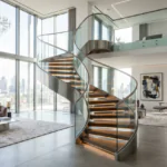 Penthouse Spiral Staircase Designs
